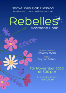 An afternoon concert, with tea & cake flyer